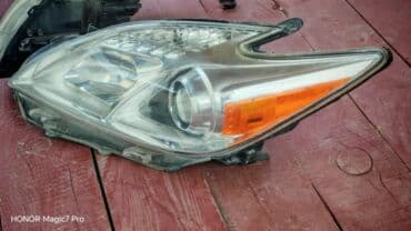 работа на дому в бишкеке набор текста: Комплект передних фар Toyota 2015 г., Б/у, Оригинал, Япония — 3