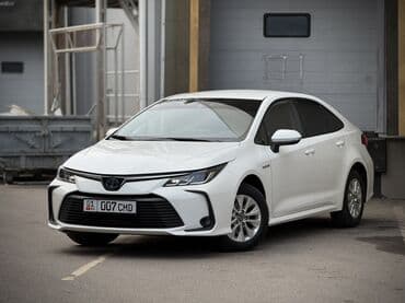 Toyota Corolla: 2021 г., 1.8 л, Вариатор, Гибрид, Седан at lalafo.kg Toyota Corolla: 2021 г., 1.8 л, Вариатор, Гибрид, Седан