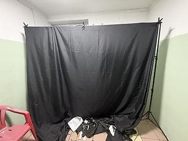 s video: Профессиональный комплект для фото/видеосъёмки (свет и фон) Состав: - — 2