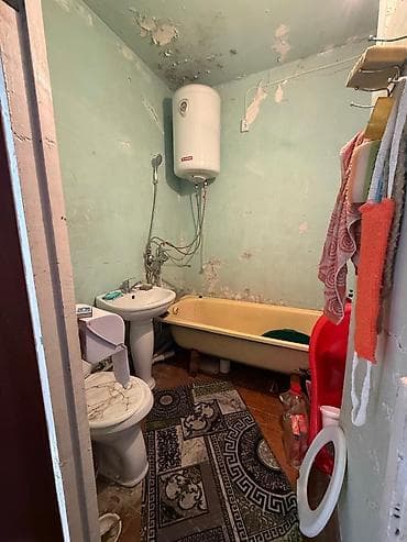 кв каракол: 1 бөлмө, 35 м², 105-серия, 5 кабат, Косметикалык ремонт — 4