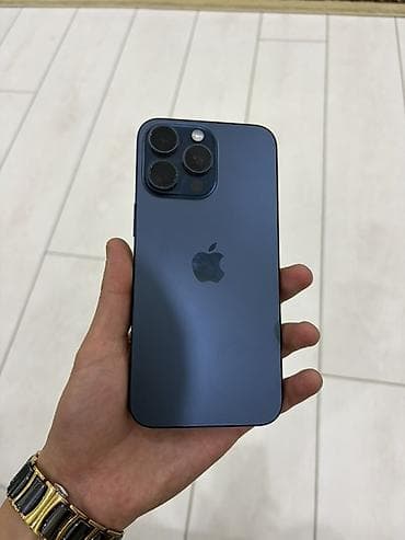IPhone 15 Pro Max 256 ГБ, цвет синий Состояние можно сказать идеал