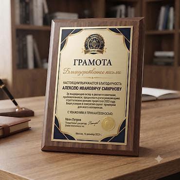 Искусство и коллекционирование: Плакетка формата А3 в наличии! В стоимость включена гравировка на — 1