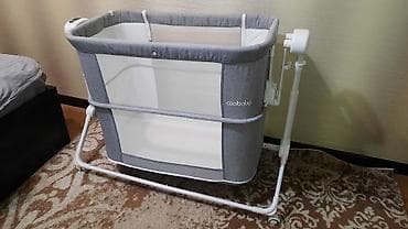 прикроватный манеж: Манеж Умная кроватка 2-в-1 для новорождённых Coolbaby, двух уровневая — 5