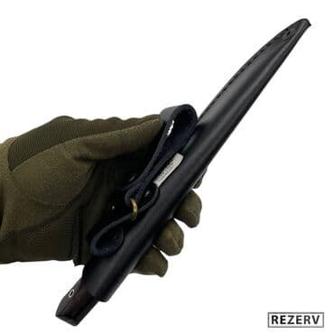 прибор ночного видения для охоты бу: Нож "Вожак У" охотничий, сталь У8, клинок цельный, ножны кожа — 16