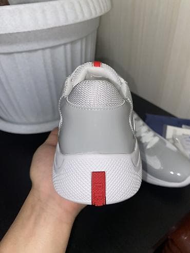 комбинация: Мужские кроссовки, 41, 42, 43, Prada, Новый, цвет - Серый — 3