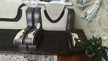 фабричные мягкие мебели: Комплект мягкой мебели, цвет - Коричневый — 3