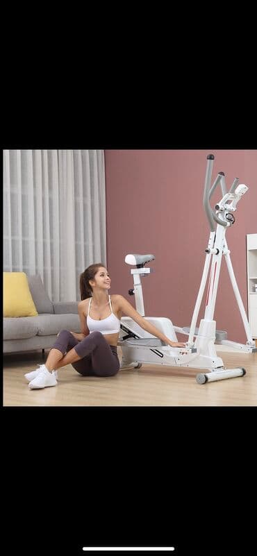 эллиптический тренажер купить бу: Family sport Эллиптический и вело 2в1 тренажер Новый в упаковке — 1