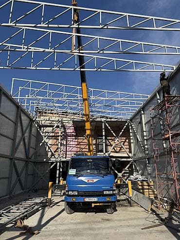 мини кран строительный: Стрела 21 м, 5000 т, Борт 5000 кг — 4