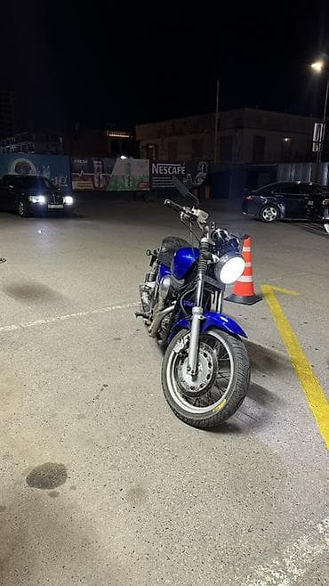 купить cafe racer: Мотоцикл дорожный (нейкед/круизер-стайл), синий металлик — 5