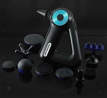 Техника и электроника: Бесплатная доставка! Перкуссионный ударный массажер c 12 насадками — 3