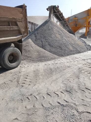 декоративный камень для сада: Отсев, Для бетона, В розницу, Камаз — 2