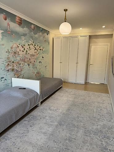osh flat: 3 комнаты, 108 м², Ала-Арча ТРЦ Элитка, 5 этаж, Евроремонт — 9