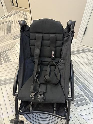 детская коляска 3 в 1: Коляска, Babyzen yoyo, цвет - Черный, Б/у, Самовывоз, Платная доставка — 6