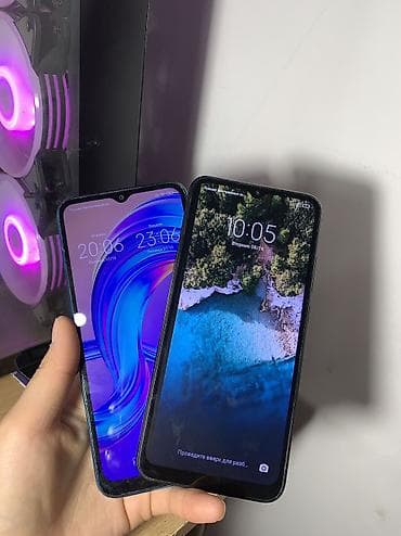 Техника жана электроника: Redmi, Redmi 9A, Колдонулган, 32 ГБ, түсү - Көк, 2 SIM — 2