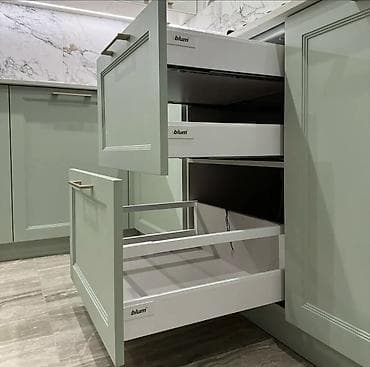 blum: Кухонный гарнитур, цвет - Зеленый — 4