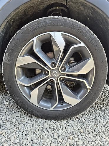infinity g35: Колеса в сборе 225 / 55 / R 18, Лето, Б/у, Комплект, Легковые, Литые, отверстий - 5 — 1