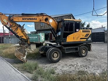 Экскаватор, Hyundai, Колесный
