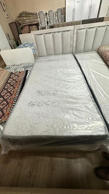 4 5мм: Уктоого арналган матрас, Бир кишилик, Пружиналуу, Орточо катуу матрастар — 1