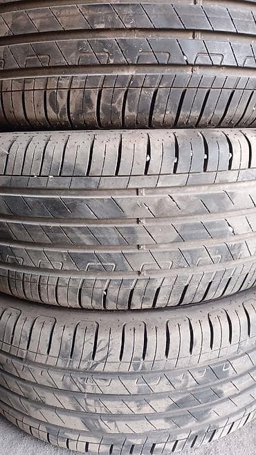 daewoo matiz 1: Шины 215 / 55 / R 17, Лето, Б/у, Комплект, Легковые, GoodYear — 1