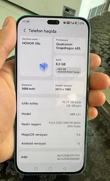 Аксессуары для мобильных телефонов: Honor X8c, Новый, 128 ГБ — 1