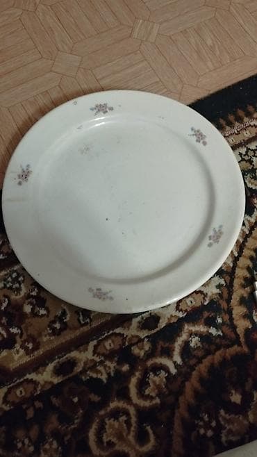 Большое стеклянное блюдо, советское. без сколов. Для мант, плова