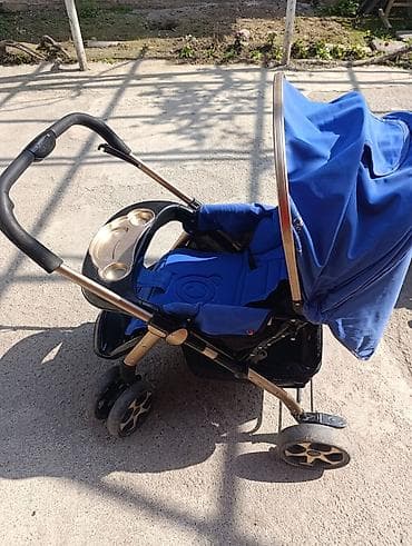 шылдырак инструмент: Прогулочная коляска для малыша - Цвет: насыщенный синий с золотистыми — 2