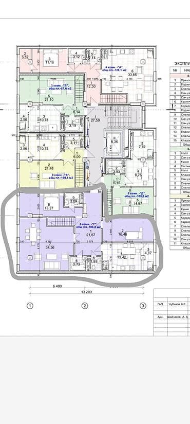 пентхаус стоимость: 5 и более комнат, 186 м², Элитка, 9 этаж, Готовая ПСО (под самоотделку) — 6