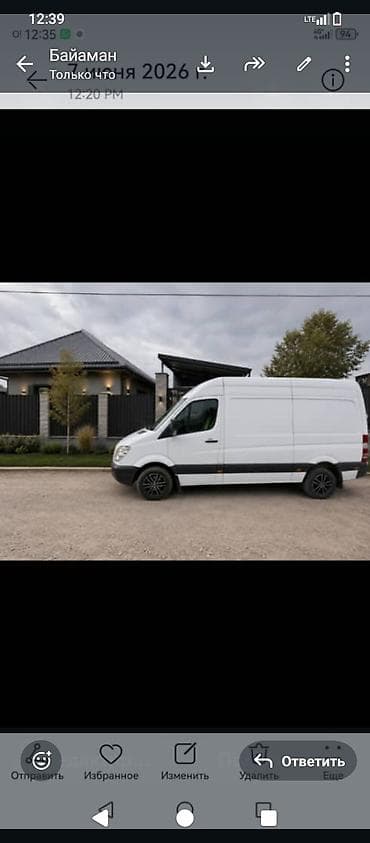 mini kooper: Mercedes-Benz Спринтер: 2007 г., 3 л, Механика, Дизель, Бус — 2