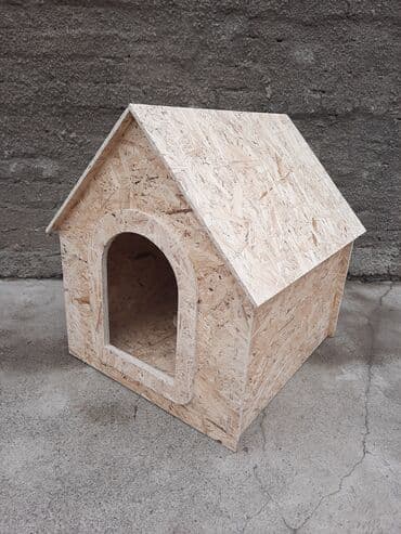 Будка для собаки из OSB - Материал: плита OSB, толщина 9мм, ширина at lalafo.kg Будка для собаки из OSB - Материал: плита OSB, толщина 9мм, ширина