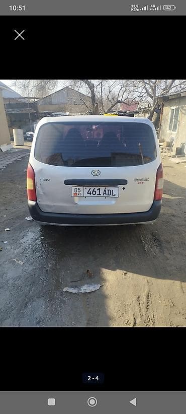 corolla spacio: Toyota Probox: 2004 г., Ручные, Бензин, Универсал — 3