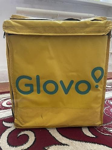 leopard 5: Терморюкзак курьерский Glovo (боксер) Glovo курьердик сумка сатылат — 1