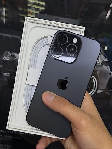 айфон продаю: IPhone 15 Pro, 512 ГБ, Оранжевый, Кабель, 84 % — 3