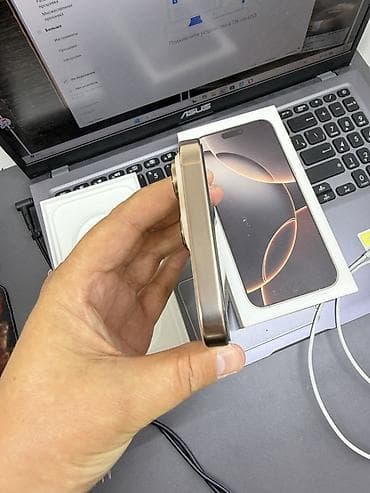 ipod touch: IPhone 16 Pro Max, Б/у, 256 ГБ, Natural Titanium, Коробка, 90 % — 6