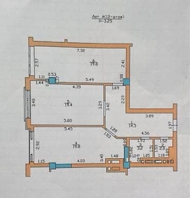 2 комнаты, 78 м², Мед Академия Элитка, 12 этаж, Евроремонт — 2