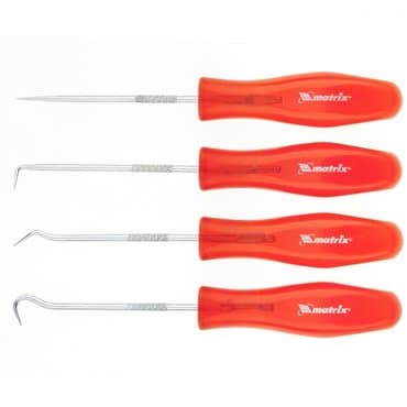 набор для вскрытия замков: Набор крюков для слесарных работ,4 шт. Matrix. Инструменты Бишкек — 6