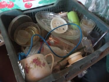 Идиш-аяк: Продам в Токмаке из СССР посуда коробками от100с за ящик с тарелки — 9