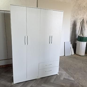 шкаф пасуды: Шифоньер, шкаф для одежды, Новый, Прямой, ЛДСП — 1