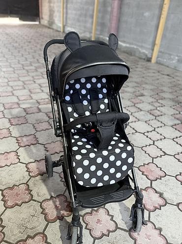 soft shell: Прогулочная коляска трость/компакт с капюшоном и ушками - Легкая — 1