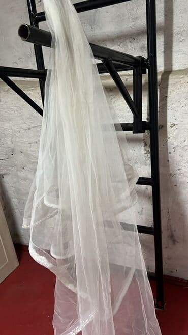 фата на девичник: Свадебное платье, M, Б/у — 2