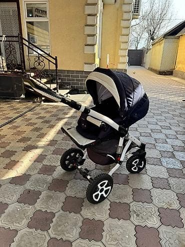 Коляскалар: Балдар арабасы, Башка бренд, түсү - Кара, Колдонулган, Өзү алып кетүү — 4