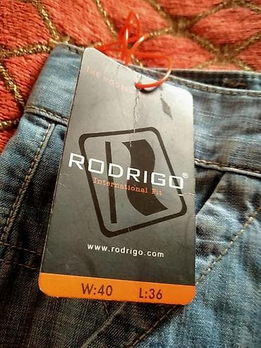 пляжная рубашка: Мужские хлопковые джинсы (2 пары) большие размеры - Модели: голубые — 3