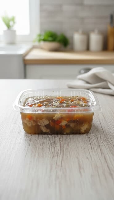 ключ для закатки: Домашний холодец в удобных порционных контейнерах - Основа — 1