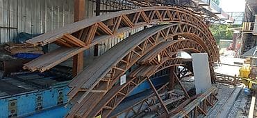 роторные касилки: Навес, Арочный, Металл, Поликарбонат, Установка — 2