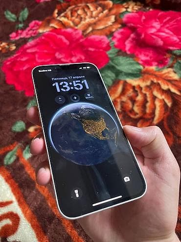 aiphone 5: IPhone 14, Б/у, 128 ГБ, Белый, Зарядное устройство, 83 % — 2