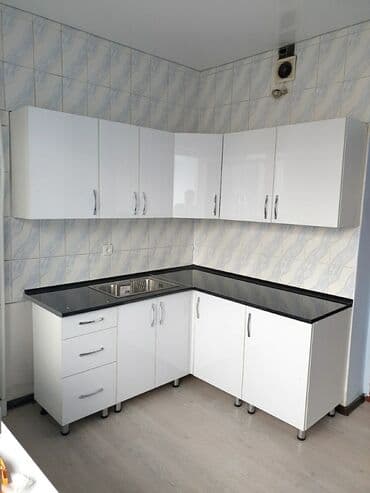 полка для фруктов и овощей: Ашкана гарнитуру, Жаңы, түсү - Ак, МДФ, Акысыз жеткирүү — 1