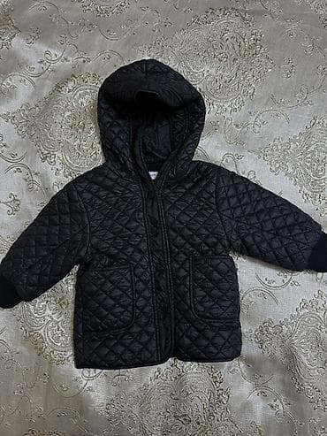 летние вещи: Стеганая детская куртка с капюшоном - Цвет: черный - Тип: легкая — 1