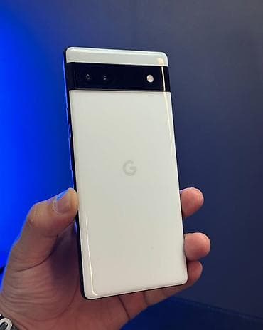 oculus go: Google Pixel 6A, Б/у, 128 ГБ, цвет - Белый, eSIM — 1