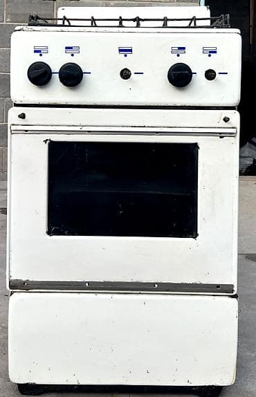 Газдык плита, Колдонулган, Полго орнотулма, түсү - Ак, Толук төлөө — 2