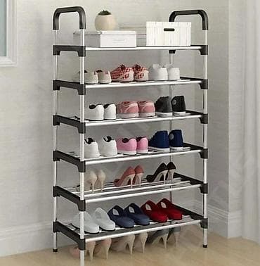 Полка для обуви Этажерка для обуви Количество полок 6 Материл at lalafo.kg Полка для обуви Этажерка для обуви Количество полок 6 Материл