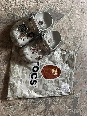 Сабо: Сабо, 37.5, Crocs, Новый, цвет - Серый, Самовывоз, Платная доставка — 2